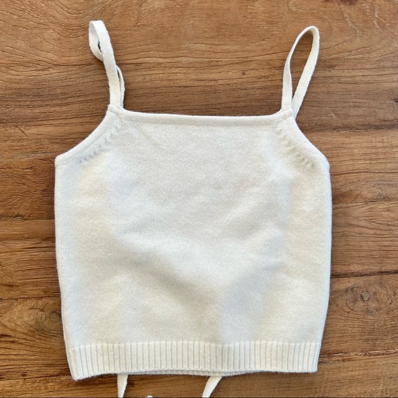 LINE & DOT • Megan Wrap Sweater Top in Cream - Picture 7 of 16